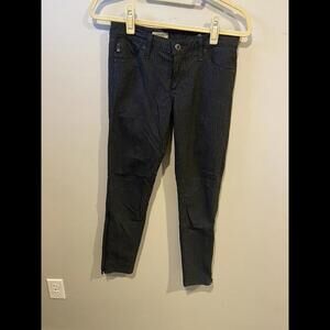 AG Jeans the Legging Ankle Zip Super Skinny - size 27, EUC